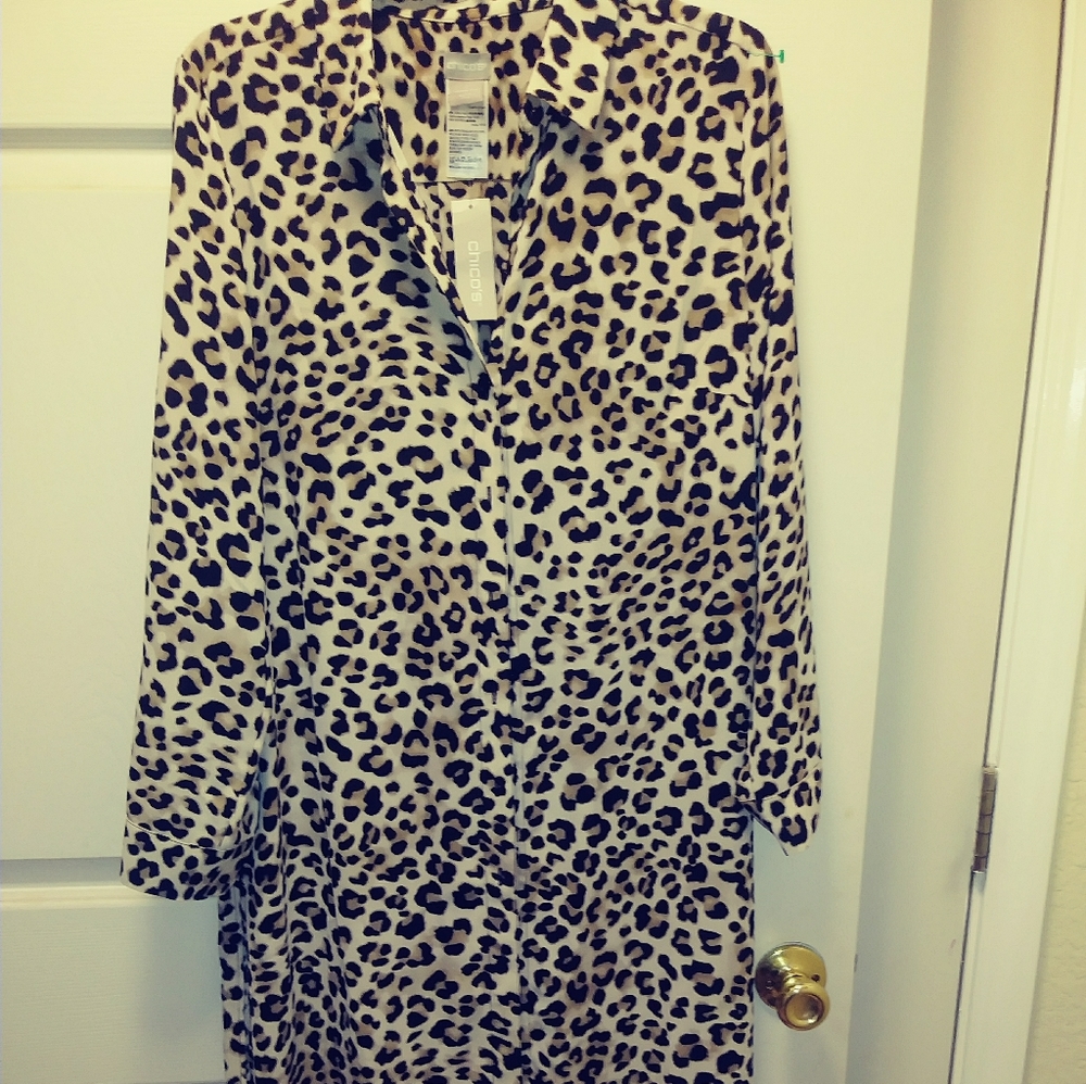 Chico's long tunic shirt
